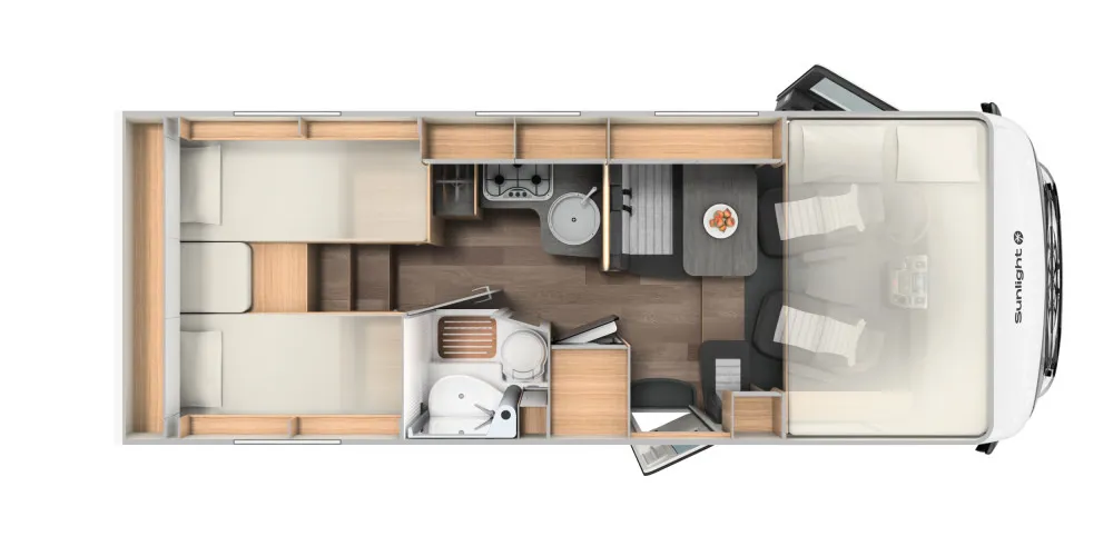 Autocaravana Sunlight I67S Adventure plano.webp