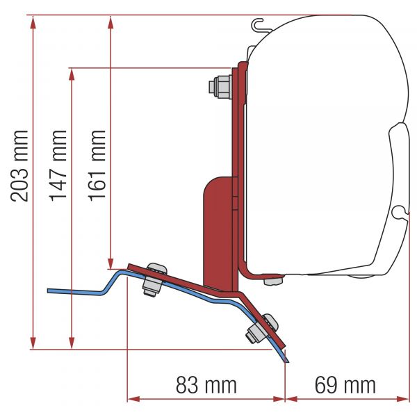 Kit F45 Ford Transit Custom