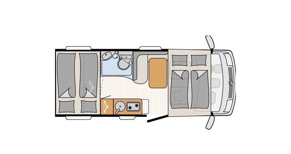 Dethleffs Globebus i1 Active 2026 plano puro