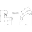 Grifo Mezclador con Ducha