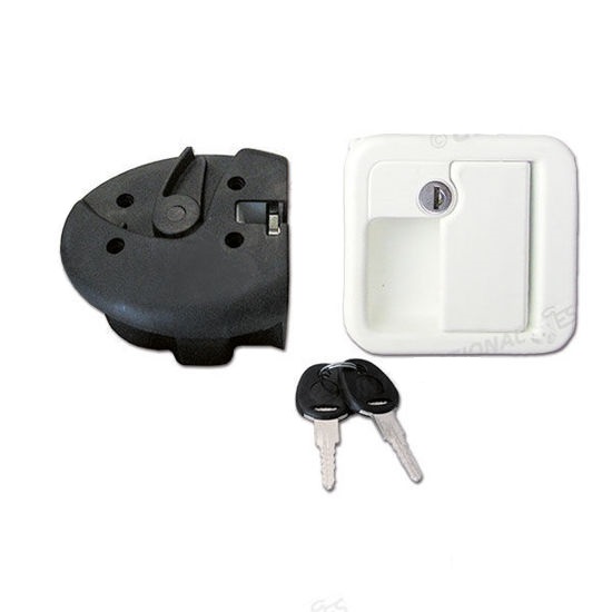 Cerradura Puerta Ext. M1 Blanca