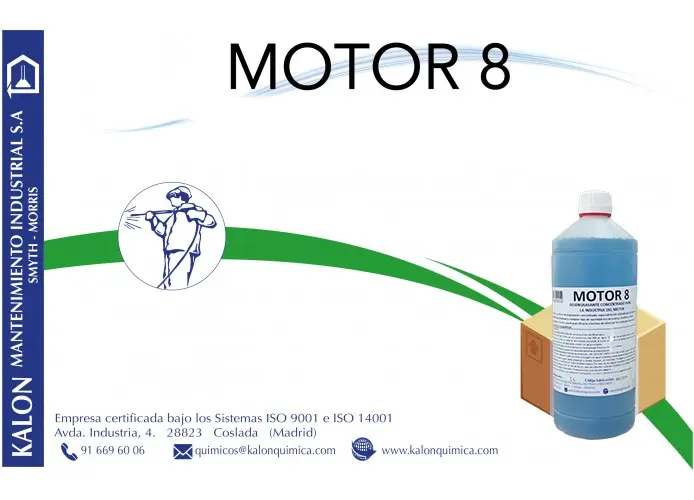 Desengrasante Kalon Motor 8 1L