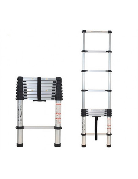 Escalera Ext. Alum. Pleg. 9Peldaños