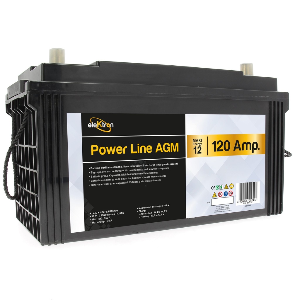 Bateria Agm 120A