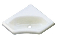 Lavabo Mini 34,5X34,5 Esq. Blanco