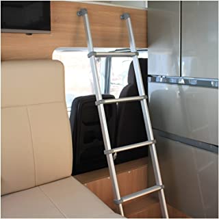 Escalera Interior Aluminio 6x Peldaños 170x28cm