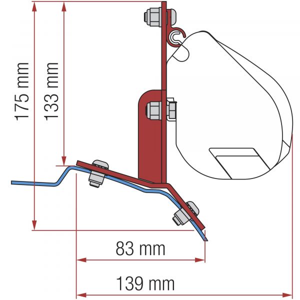 Kit F45 Ford Transit Custom