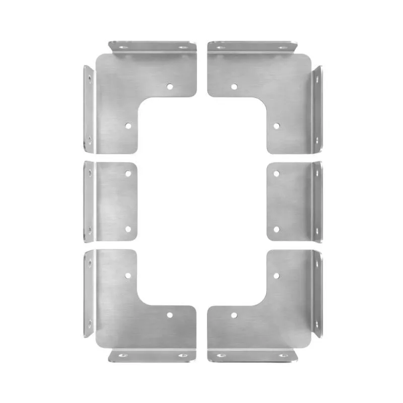 Kit Soportes Placa Solar acero perfil bajo