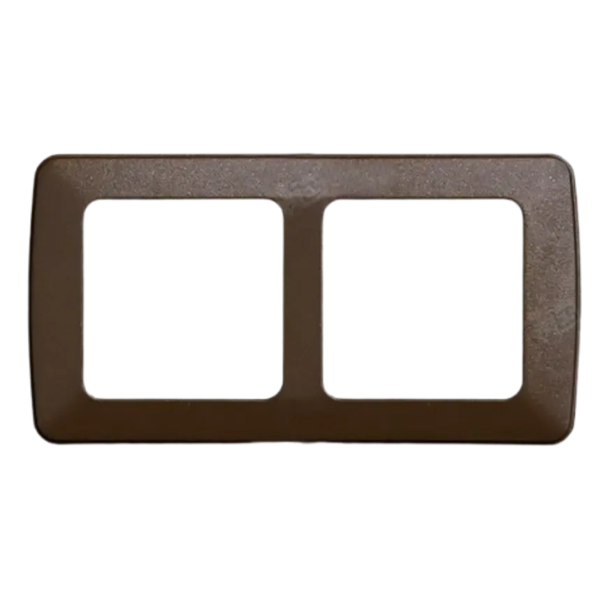 Marco Doble Embellecedor Gala XL Marron