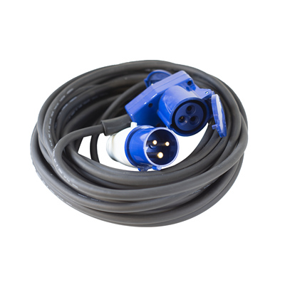 Alargador C33, Shuko 15M Neo 3x1,5cm