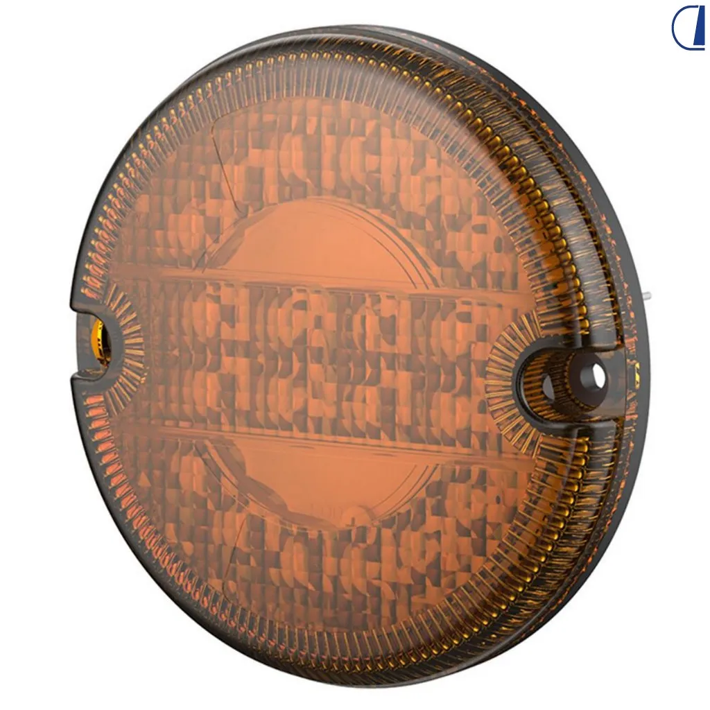 [3031032] Piloto Encastrado LED Circular  Ambar 95mm
