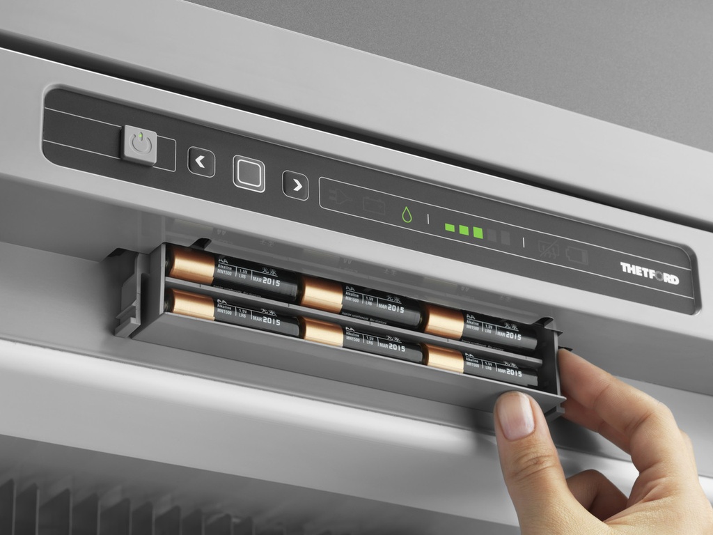 Portapilas Nevera Thetford E, E+ Gris