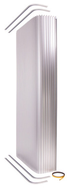 [1130027] Puerta Persiana con Curva Plata