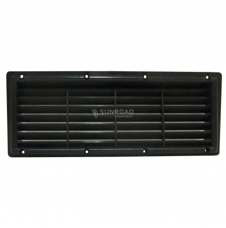 Rejilla Negra con Mosquitera