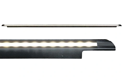 Perfil Negro Led Exterior, Haba Viganella para VW Crafter, MAN y Mercedes Sprinter
