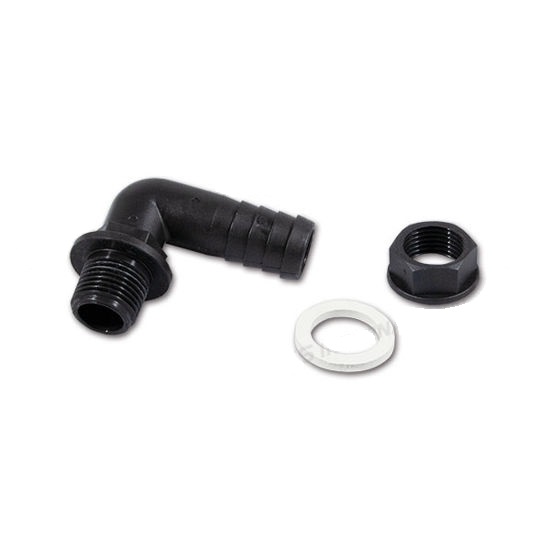 Racor Curvo 20MM, 1, 2 con Tuerca