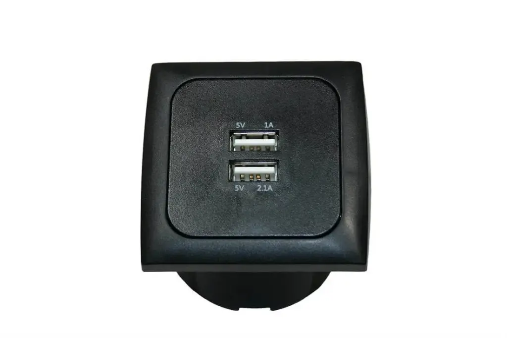 Toma USB x2 2.1A + 1A Encastrado