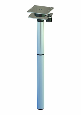 Pata Mesa Partida de Aluminio Alto Gris 70cm 