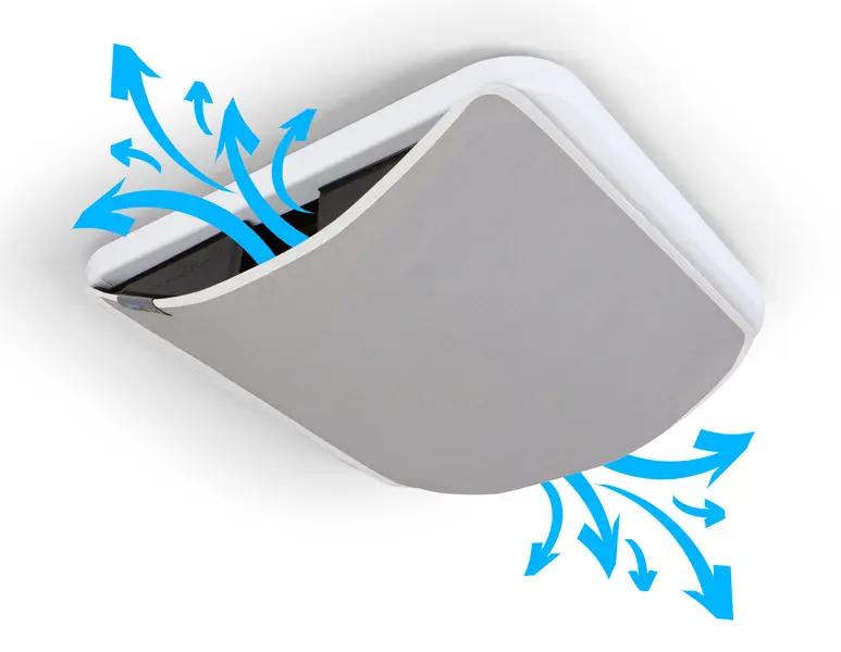 NiteAir 50x70cm para claravoyas de techo, Oscuridad total con flujo de aire completo 