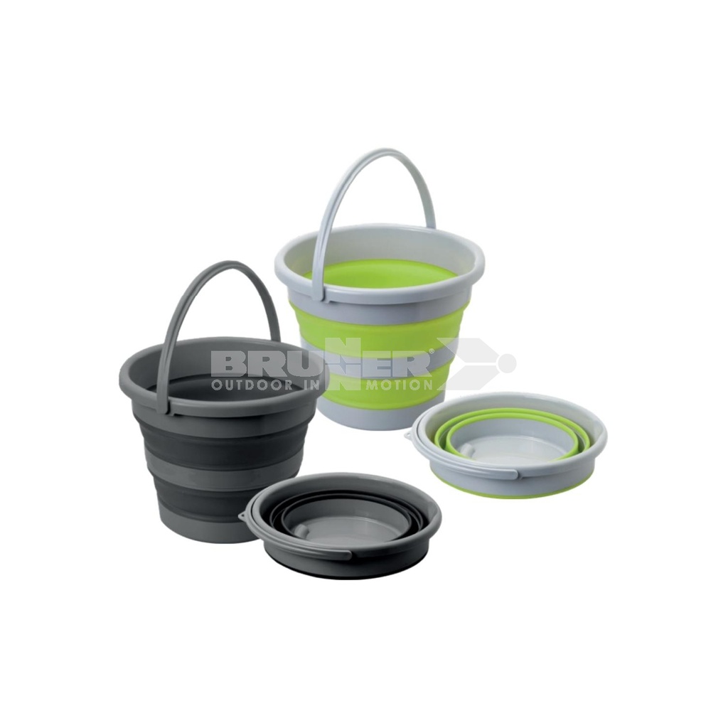 Cubo Plegable 15L gris (copia)