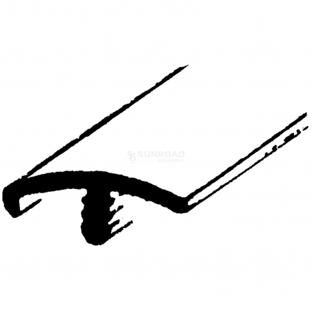 [2501047] 5 Perfil Canto Gris con borde XM