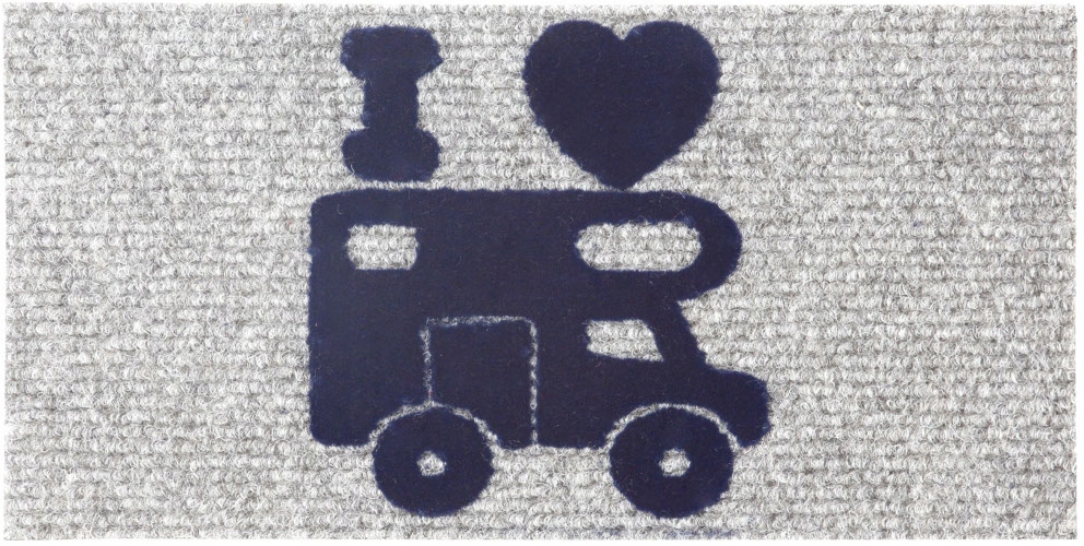 [7199038-2] Alfombra 50x25cm Love Camper