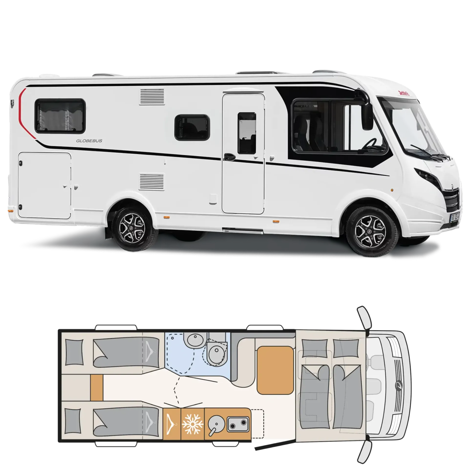 Autocaravana Integral Dethleffs Globebus i6 Active 2026