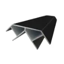 Perfil aluminio esquina 90 grados recto 2m negro