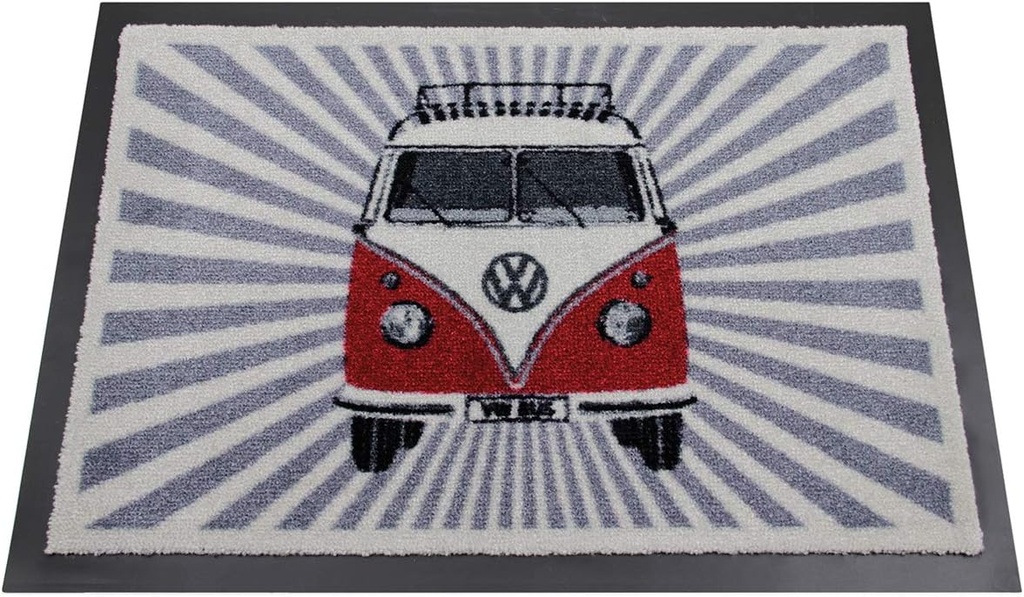 [1100042] Alfombra Volkswagen VW Collection Roja 75x50cm