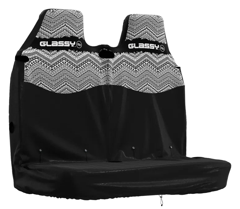 [1110067] Funda Asiento Doble Trasero Glassy (Blanco)