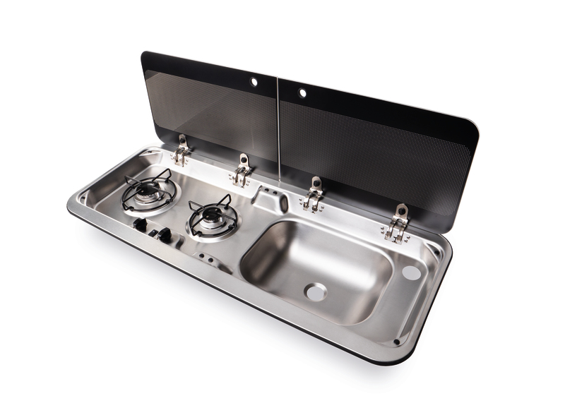 Cocina + Seno Derecha 2F con Tapa Carbest