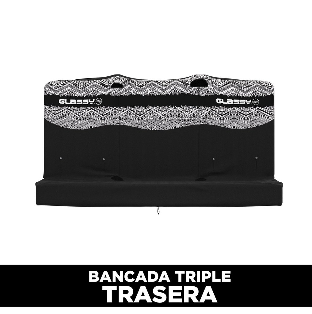 Funda Glassy Triple Etnica