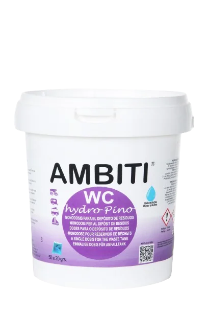 [5511082] Monodosis para el depósito de WC Inodoro, Ambiti WC Hydro Pino 50x piezas de 20gr