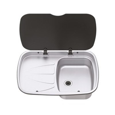 [1011057] Seno con Escurridor y Tapa Thetford 63x47cm