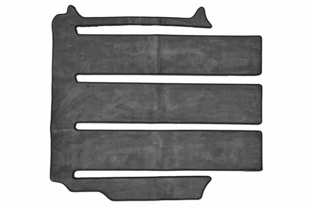 [1130006] Tapiz Alfombrilla Brunner para el área del pasajero VW California Beach 2011, 4 railes sin mueble