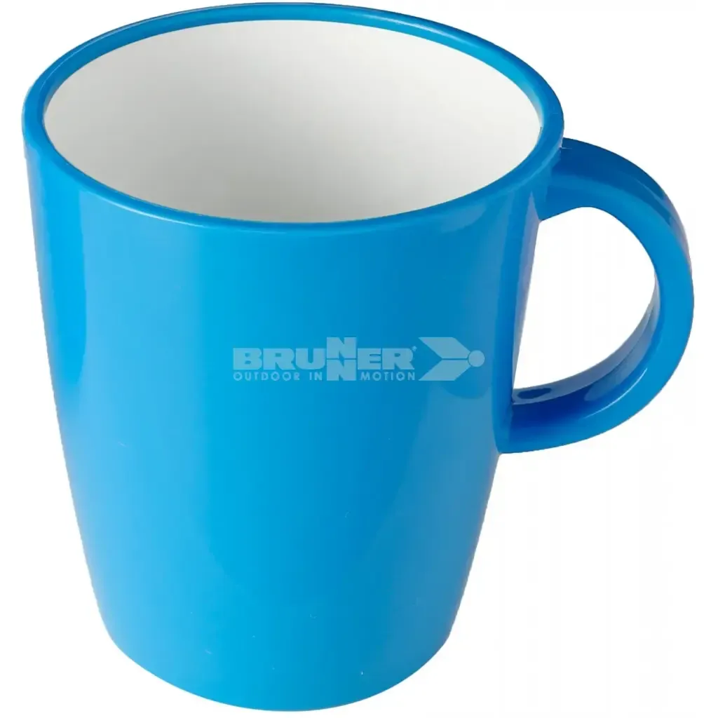 [1059184] Taza Grande de melamina con base antideslizante, Brunner sort 300ml