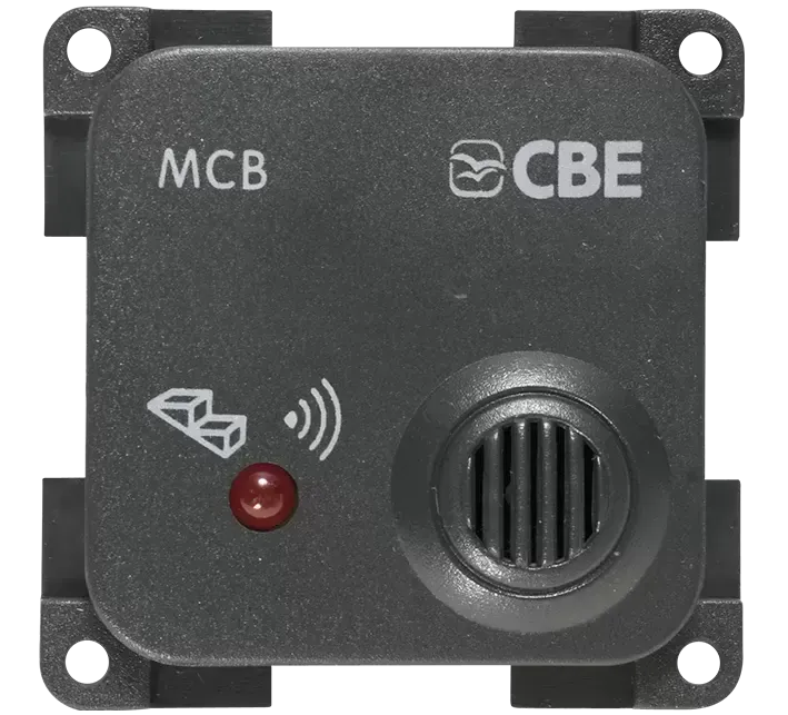Avisador Zumbador acústico CBE para peldaños electricos de entrada para autocaravanas y camper