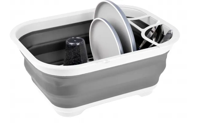 Cesta plegable Dishaway con desague