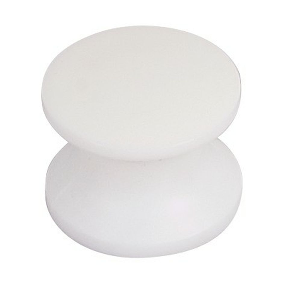 [0616001] Boton Roscado Blanco