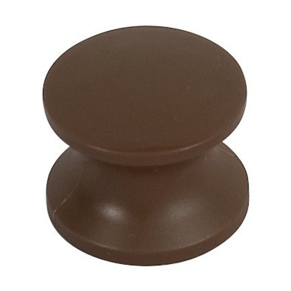 [0616005] Boton Roscado Marron