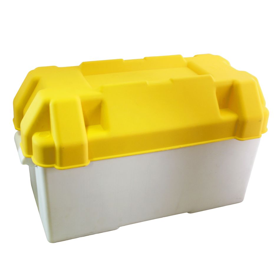 Caja Bateria Blanca-Amarilla