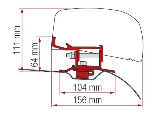 [0119056] Kit F40 Van PSA Black