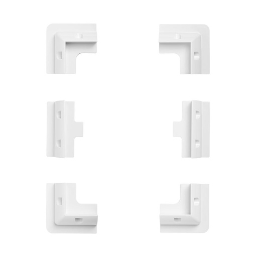 [0419013] Kit Soportes Placa Solar 6x piezas Blanco
