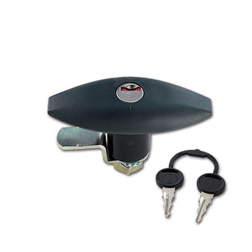 [0622004] Cerradura Porton Oval 110 Negra Zadi