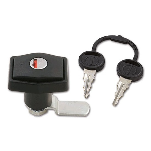 [0729053] Cerradura Porton Pulsante Negra Zadi 