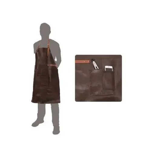 [1100238] Delantar Cuero Marron Holiday Travel