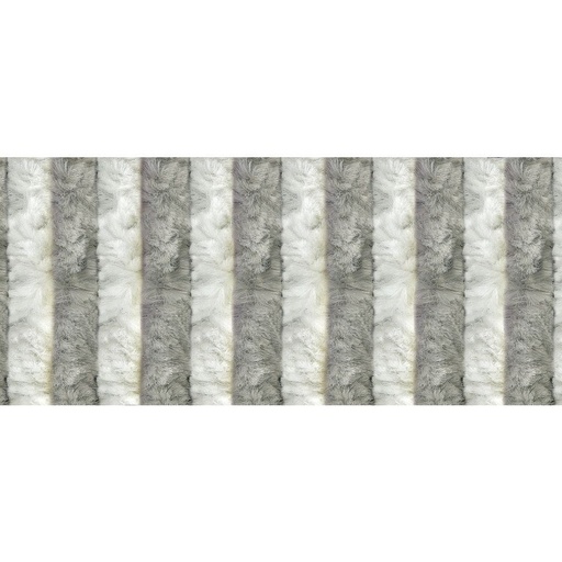[2041001] Cortina 56x185cm Gris, Blanca