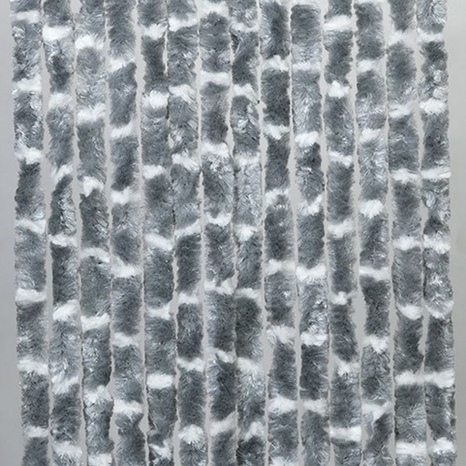 [2041038] Cortina Mix Gris, Blanca 56x185cm