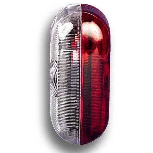[3031024] Piloto Bicolor Oval 92x42x40cm