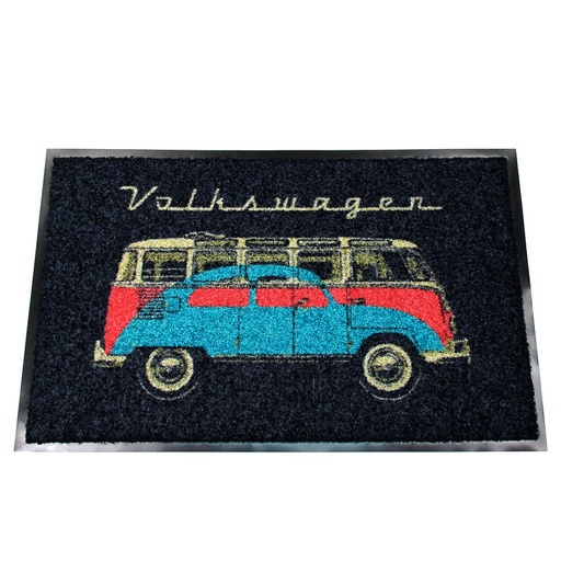 [1100043-2] Alfombra Volkswagen VW Collection Negro 75x45cm